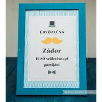 Üdvözlő Tábla - Baby Boy Üdvözlő Tábla - Baby Boy