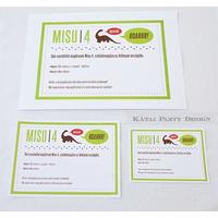 Meghívó - Dinoszaurusz Meghívó - Dinoszaurusz