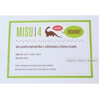 Meghívó - Dinoszaurusz Meghívó - Dinoszaurusz