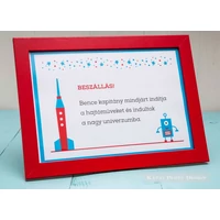 Üdvözlő Tábla - Robot Üdvözlő Tábla - Robot