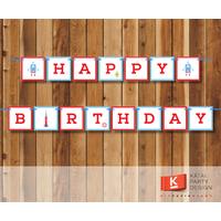 Happy Birthday! girland - Robot Happy Birthday! girland - Robot