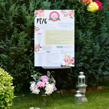 "Amikor születtél" szülinapi POSZTER