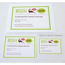 Meghívó - Dinoszaurusz Meghívó - Dinoszaurusz