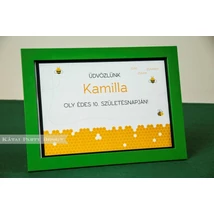 Üdvözlő Tábla - Méhecske Üdvözlő Tábla - Méhecske