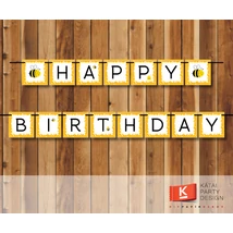 Happy Birthday! girland - Méhecske Happy Birthday! girland - Méhecske