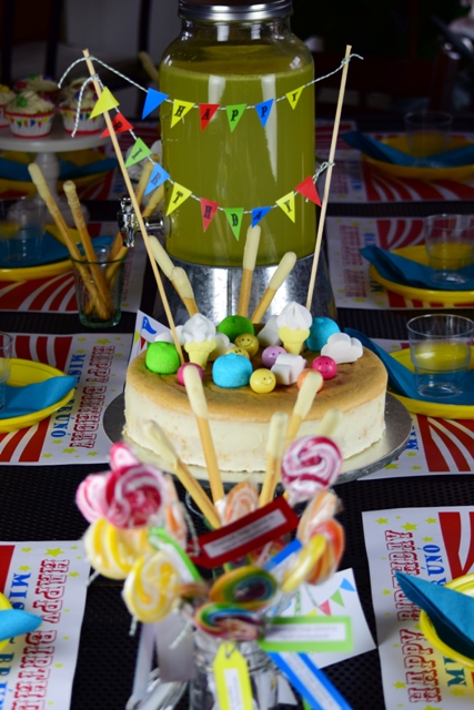 Cirkusz party_asztal